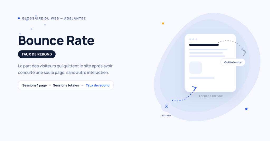 Bounce rate : définition du taux de rebond et sa formule de calcul