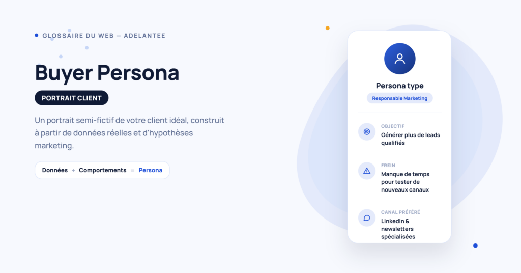 Buyer persona : définition et fiche type du client idéal