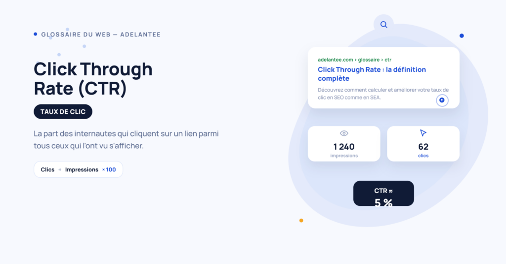 Click Through Rate (CTR) : mesurer le taux de clic